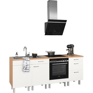 OPTIFIT Küchenzeile Tapa, ohne E-Geräte, Breite 210 cm B: beige Küchenzeilen Elektrogeräte -blöcke Küchenmöbel