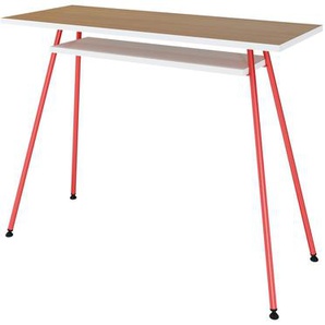 LEVIRA – Tisch, Büro, Kost Colors - 100 x 40 x 75 - Rot