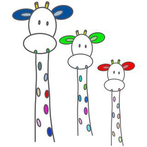Babywanddeko Three in a row Colorado , Mehrfarbig, Natur , Holz, Kunststoff , 50x50x3 cm , Babymöbel, Babyzimmer Deko, Babywanddeko