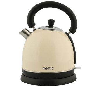 Mestic Wasserkocher MWC-180 Retro 1,8 L Creme und Schwarz