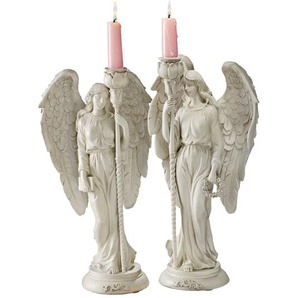 2-tlg. Kerzenleuchter-Set Engel der Tugend
