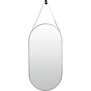 Dekospiegel LENFRA Miami Spiegel Gr. B/H/T: 55 cm x 85 cm x 2,5 cm, silberfarben (silber) Spiegel