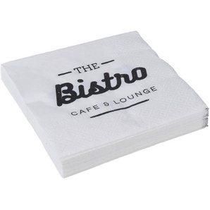 Papierservietten BISTRO, weiß, 33 x 33 cm, 20 Stück