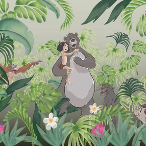 Komar Fototapete Welcome To the Jungle, glatt, Comic, mehrfarbig