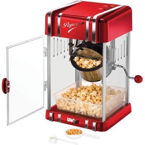 Unold Popcornmaschine Retro 48535 Einheitsgröße silberfarben Popcornmaschinen Küchenkleingeräte Haushaltsgeräte