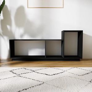 Schallplattenregal Schwarz - Modernes Regal für Schallplatten: Hochwertige Qualität, einzigartiges Design - 154 x 66 x 34 cm, Selbst designen
