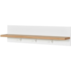 Mia & Mo Wandgarderobe  Clea ¦ weiß ¦ Holzwerkstoff beschichtet