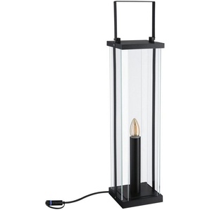 Paulmann LED Gartenleuchte »Outdoor Plug & Shine classic lantern«, Leuchtmittel wechselbar, Extra-Warmweiß, IP44 24V 56cm E14 1900K Anthrazit