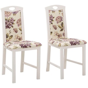 Esszimmerstuhl HOME AFFAIRE Stühle lila (weiß, lila) 4-Fuß-Stuhl Esszimmerstuhl Esszimmerstühle Stühle