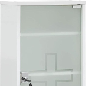 Schildmeyer Medizinschrank Wido, abschließbare Tür B/H/T: 34,3 cm x 71,4 19,6 cm, 1 weiß Apothekerschränke Küchenschränke Schränke