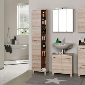 Badezimmermöbel Badezimmer Badmöbel-set Schrank Spiegel Waschbeckenschrank
