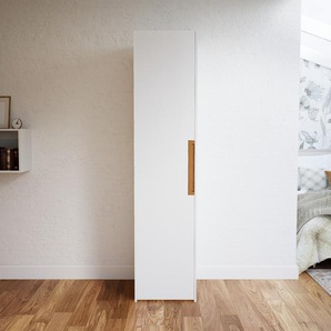 Kleiderschrank Weiß - Individueller Designer-Kleiderschrank - 54 x 232 x 62 cm, Selbst Designen, Böden