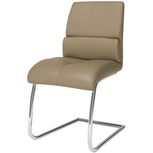 JOOP! Leder-Schwingstuhl  Loft ¦ braun