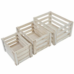 3tlg. Kisten-Set Kim aus Holz