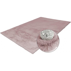 Hochflor-Teppich ARTE ESPINA Rabbit 100 Teppiche Gr. B/L: 160 cm x 230 cm, 45 mm, 1 St., rosa Shaggyteppich Teppich Esszimmerteppiche Teppiche Besonders weich durch Microfaser, Wohnzimmer