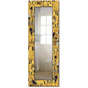 Dekospiegel ARTLAND Der Kuß Spiegel Gr. B/H/T: 50,4 cm x 140,4 cm x 1,6 cm, gelb Spiegel Modern