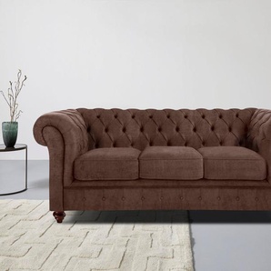 Home affaire Chesterfield-Sofa Chesterfield, mit Knopfheftung, auch in Leder