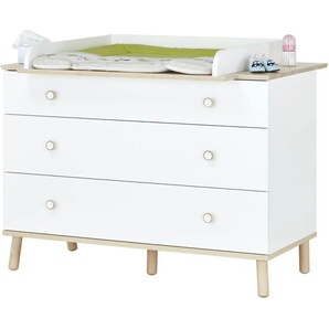 PAIDI Kommode  Ylvie - weiß - 125,1 cm - 90,9 cm - 56,3 cm | Möbel Kraft