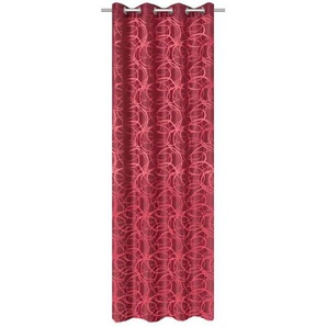 Ösenschal | rot | 140 cm | 245 cm |
