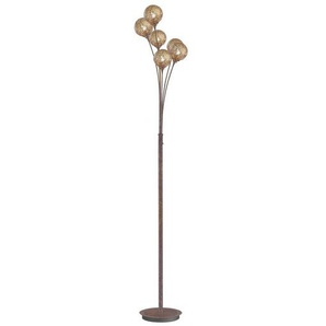 Paul Neuhaus Stehlampe GRETA, ohne Leuchtmittel, ExklusiveG9, Schalter, Kippschalter