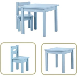 Hoppekids Kindersitzgruppe MADS Kindersitzgruppe, (Set, 2-tlg., 1 Tisch, 1 Stuhl), in vielen Farben, mit einem Stuhl