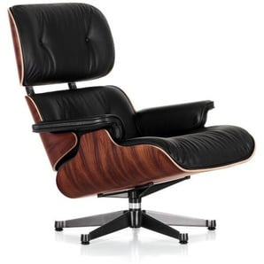 Vitra Lounge Chair XL schwarz, Designer Charles & Ray Eames, 89x84x85-92 cm