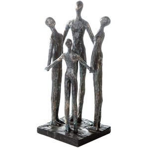 Casablanca by Gilde Dekofigur »Skulptur Group« (1 St), Dekoobjekt, Höhe 30 cm, mit Spruchanhänger, Wohnzimmer