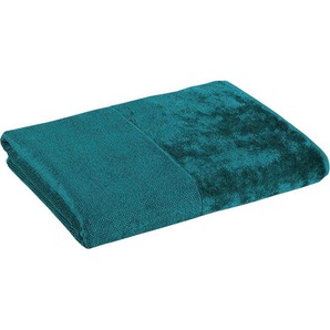 Duschtuch MÖVE MÖVE Bamboo Luxe Duschtuch Handtücher B/L: 80 cm x 150 cm (1 St.), blau Handtücher Badetücher mit seidig glänzenden Bordüren