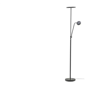 KHG LED-Deckenfluter, 2-flammig, schwarz - schwarz - 180 cm - [26.0] | Möbel Kraft