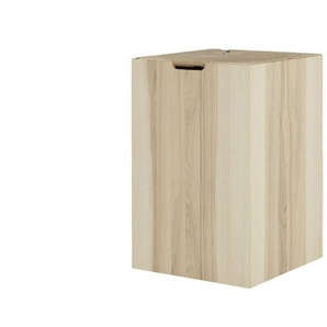Wäschebox auf Rollen - holzfarben - Holz, Baumwolle - 42 cm - 63,5 cm - 42 cm | Möbel Kraft