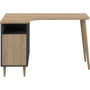 TemaHome Schreibtisch NOOK, platzsparender Eckschreibtisch