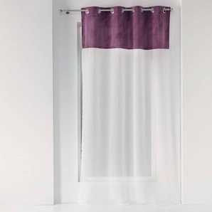 Gardine für Wohnzimmer MELROSE, 140 x 240 cm, violett