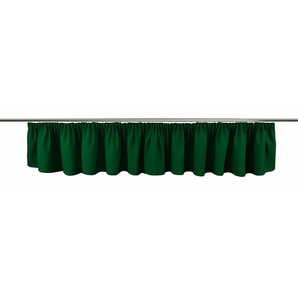 Querbehang VHG Gerti Gardinen Gr. 30 cm, Kräuselband, 450 cm, grün Gardinen nach Räumen Gardine