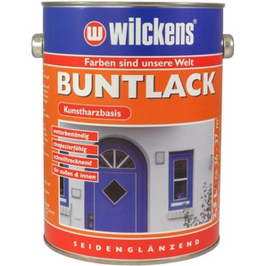 Wilckens 2,5l Buntlack seidenglänzend Tiefschwarz Holzlack Metall Lack Farblack