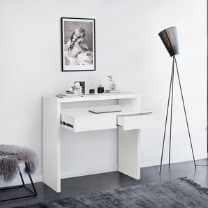 Woodman Schreibtisch Console10, puristisches Design, Breite 36 - 56 cm