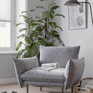 andas Sessel »Stine«, Besonderes Design durch Kissenoptik und Keder, by Morten Georgsen