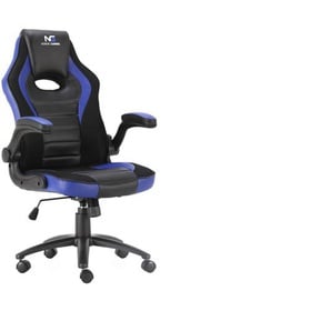 Nordic Premium Gaming Computerstuhl Bürostuhl Gamer Sessel Racing schwarz blau