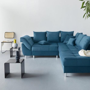 COLLECTION AB Polstergarnitur Joseli, (Spar-Set), Ecksofa und Hocker, Recamiere links oder rechts montierbar