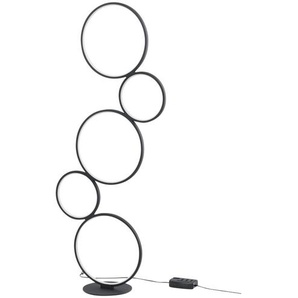 Trio LED-Stehleuchte, Schwarz, Kreise - schwarz - 47 cm - 115 cm - 20 cm | Möbel Kraft