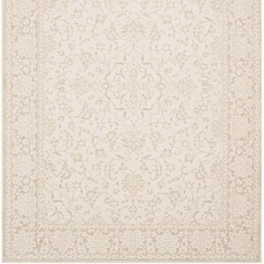 Safavieh Persisch Inspirierter Teppich, NBL659, Gewebter Polyester und Viskose, Hellbraun/Sahne, 99 X 139 cm