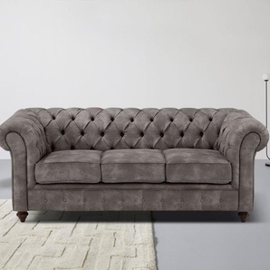 Home affaire Chesterfield-Sofa Chesterfield, mit Knopfheftung, auch in Leder