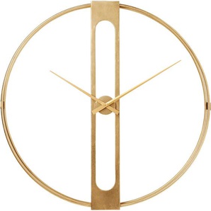 Kare-Design Wanduhr , Gold , Metall , 107x107x14.5 cm , Dekoration, Uhren, Wanduhren