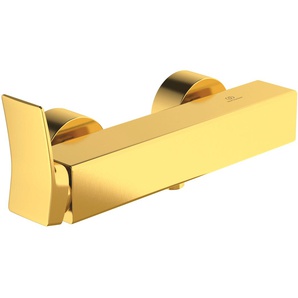 Brausethermostat IDEAL STANDARD Check Armaturen Gr. B/H: 29,3 cm x 7 cm, goldfarben (goldfarben, mattgoldfarben) Zubehör Armaturen Aufputz, Brushed Gold