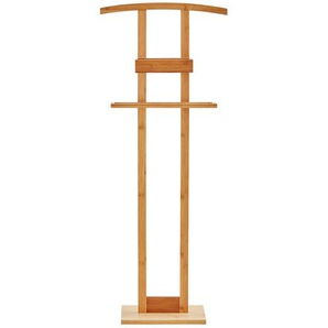 Herrendiener mit Ablage - holzfarben - Holz - 44,5 cm - 112,5 cm - 22 cm | Möbel Kraft