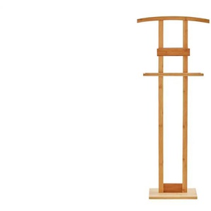 Herrendiener mit Ablage - holzfarben - Holz - 44,5 cm - 112,5 cm - 22 cm | Möbel Kraft