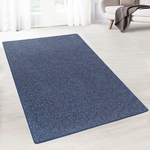 Teppich-Läufer auf Maß gekettelt | Ponto blau | Breite: 300 cm, Länge: 250 cm