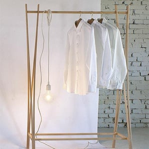 Kleiderständer Tra-Ra Zilio A&C braun, Designer Shin, Tomoko Azumi, 162x103x48 cm