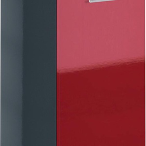 Midischrank MARLIN 3040 Schränke Gr. B/H/T: 40 cm x 91,2 cm x 35 cm, rechts, 1 St., rot Bad-Midischränke Badmöbelserien Breite 40 cm