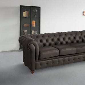Home affaire Chesterfield-Sofa Chesterfield, mit Knopfheftung, auch in Leder