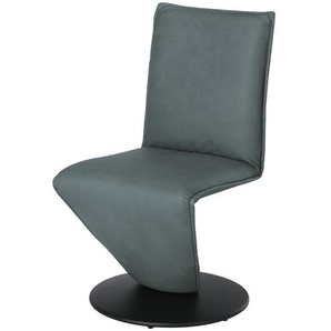 Leder-Drehstuhl  Drive ¦ blau
